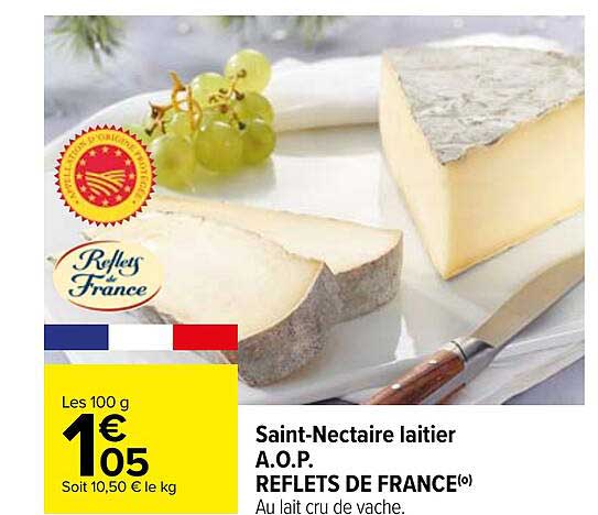 saint-nectaire laitier a.o.p. reflets de france