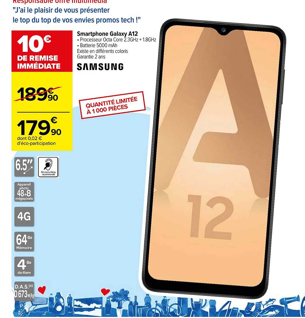 Smarthone Galaxy A12 Samsung