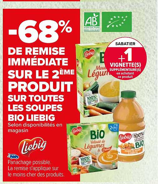 Soupes Bio Liebig