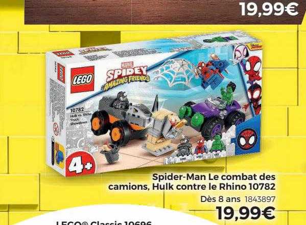 spider-man le combat des camions, hulk contre le rhino 10782