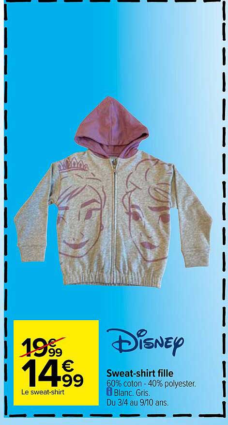 Sweat-shirt Fille Disney