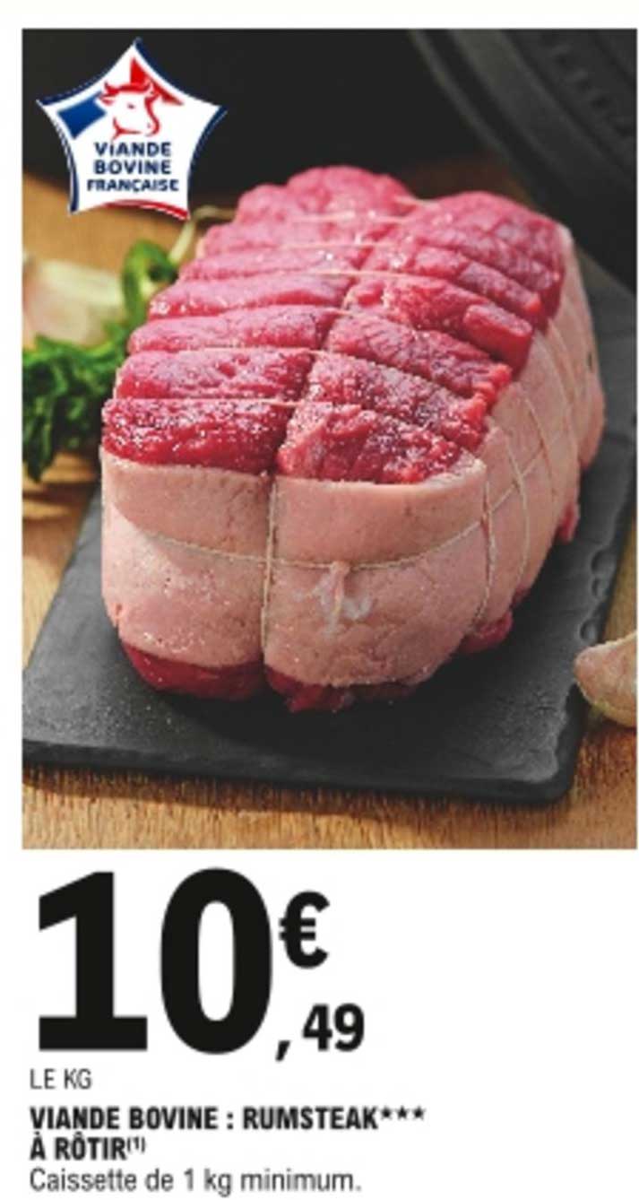 Viande Bovine : Rumsteak à Rôtir