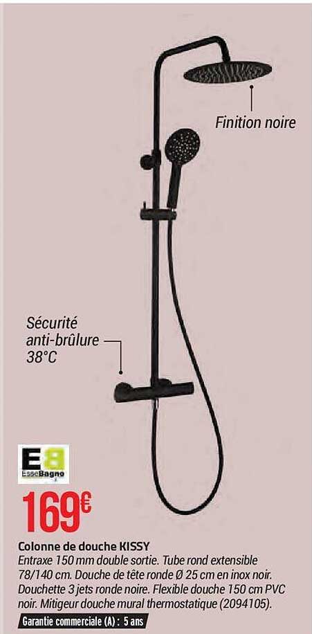 colonne de douche kissy