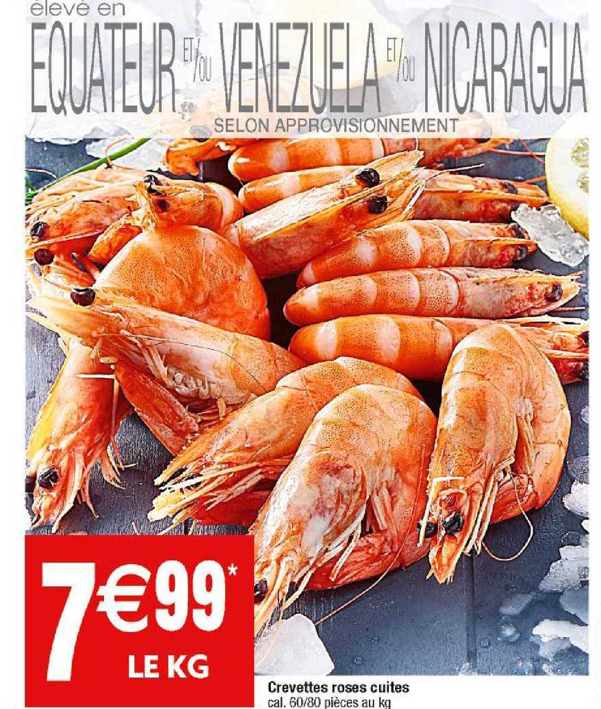 Crevettes Roses Cuites