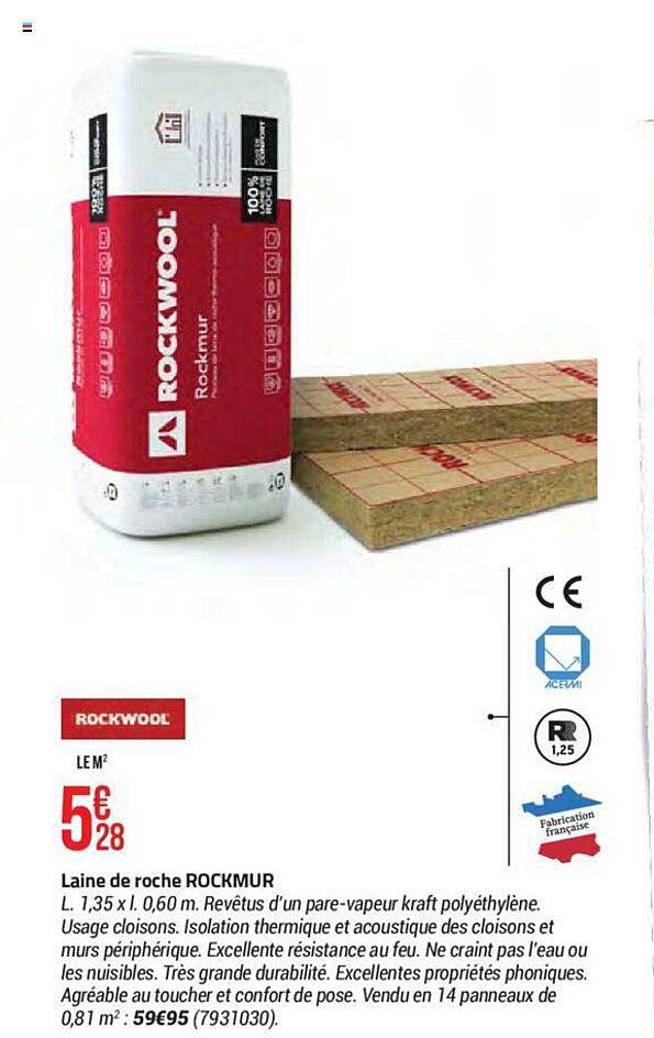 laine de roche rockmur