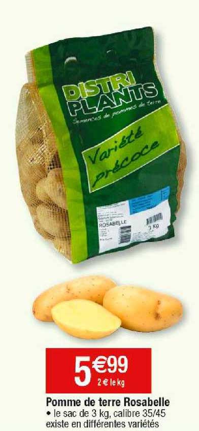 pomme de terre rosabelle