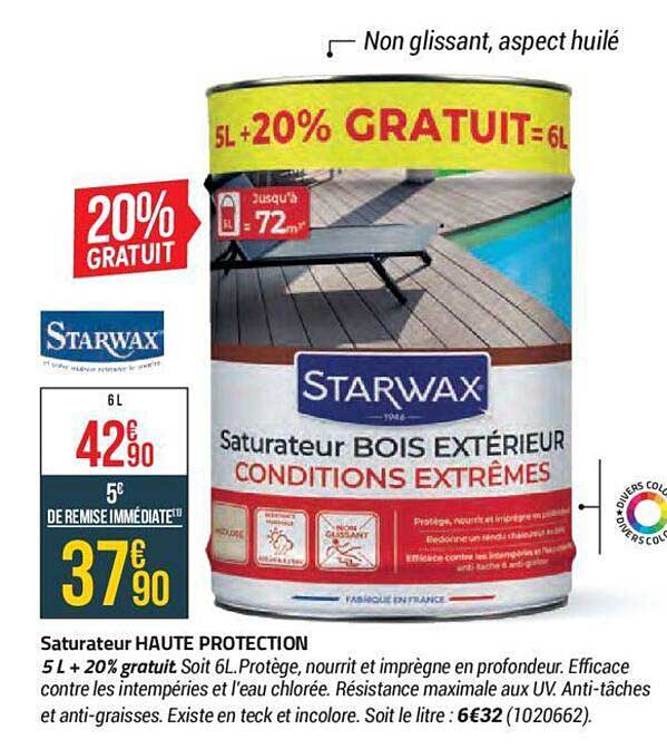 Saturateur Haute Protection Starwax
