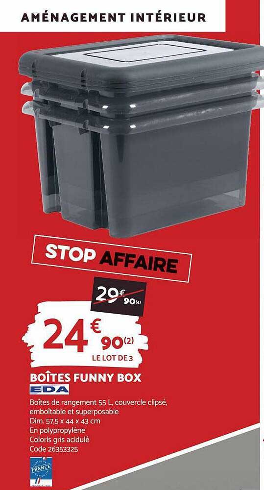 boîtes funny box eda