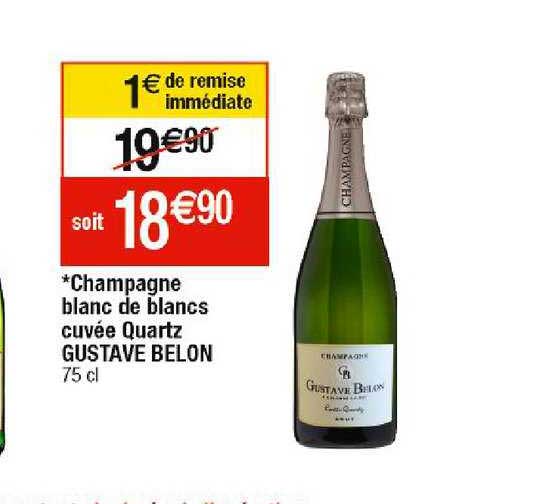 champagne blanc de blancs cuvée quartz gustave belon
