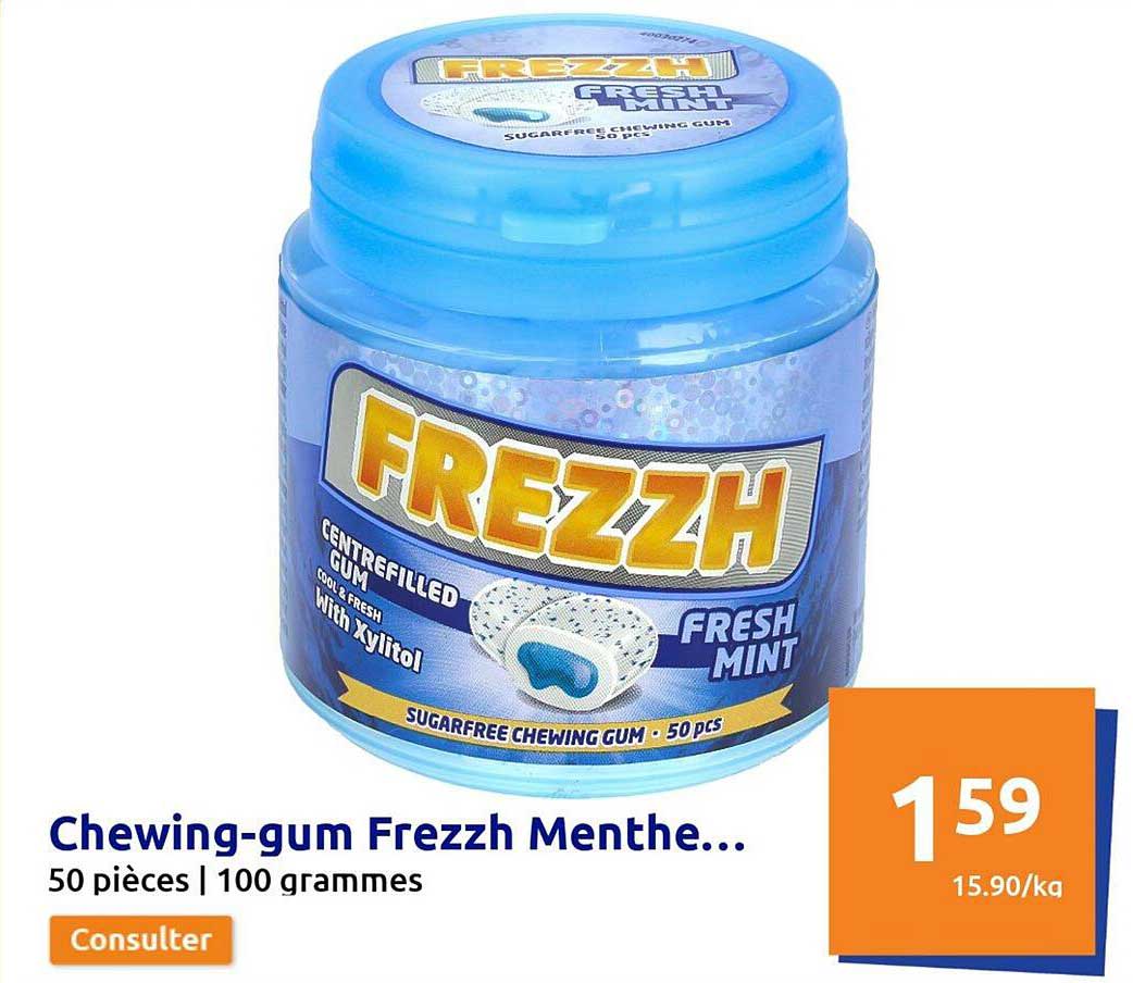 chewing-gum frezzh menthe...