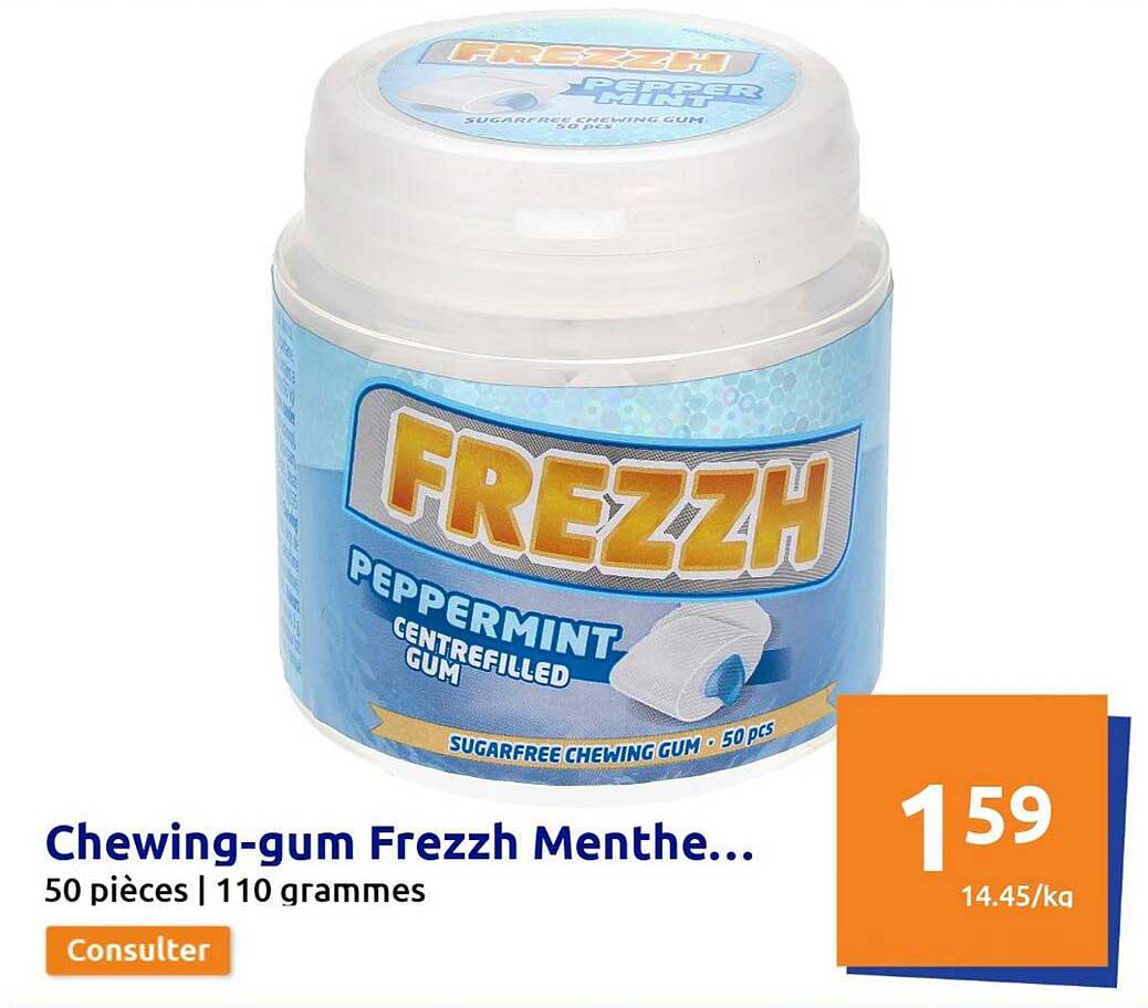 chewing-gum frezzh menthe...
