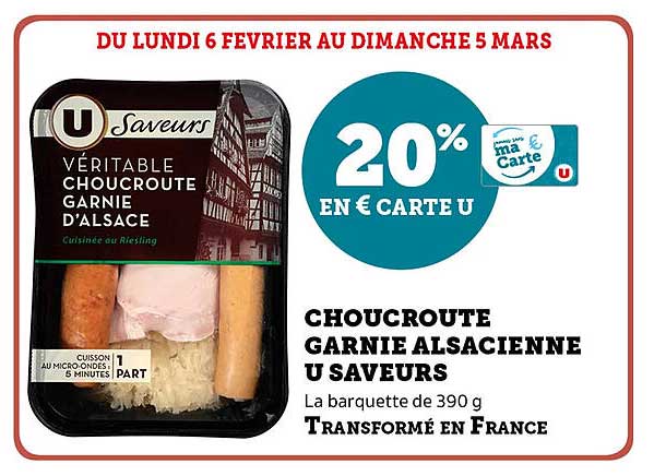 Choucroute Garnie Alsacienne U Saveurs