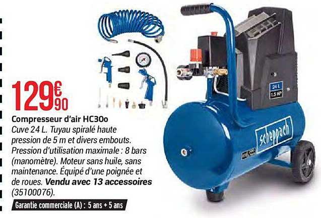 compresseur d'air hc30o scheppach