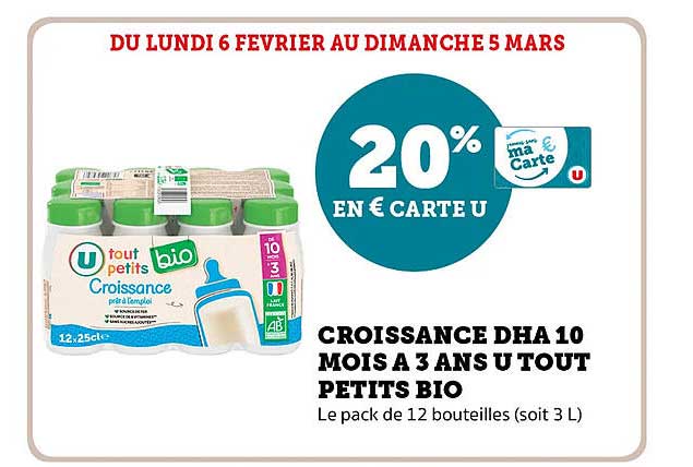 croissance dha 10 mois à 3 ans u tout petits bio