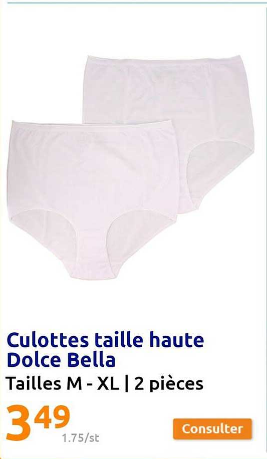 Culottes Taille Haute Dolce Bella