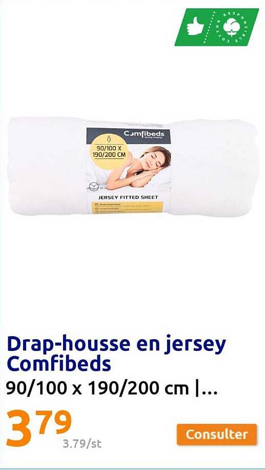 drap-housse en jersey comfibeds