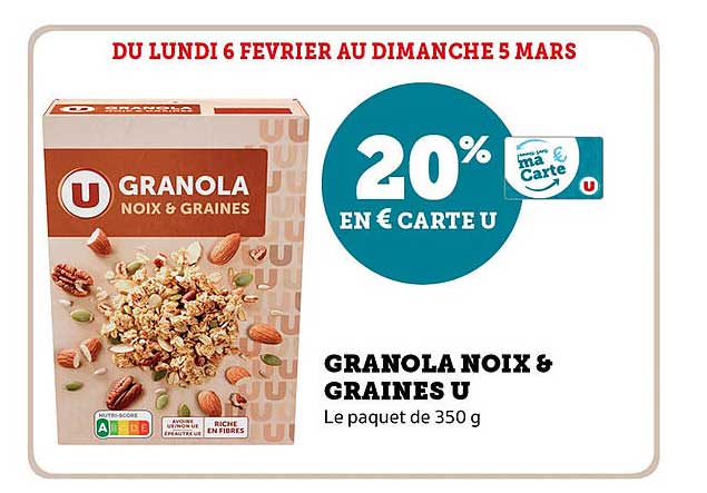 Granola Noix & Graines U