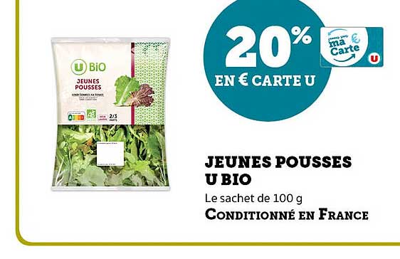 jeunes pousses u bio