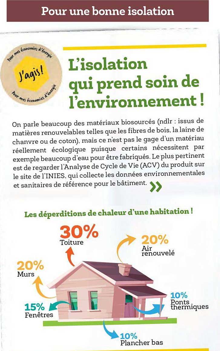 L'isolation Qui Prend Soin De L'environnement !