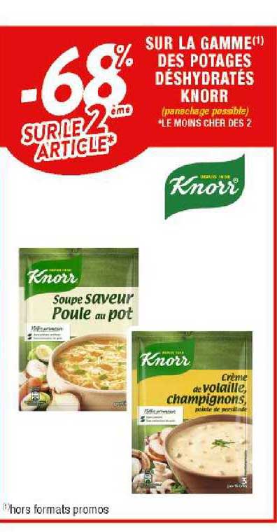 La Gamme Des Potages Déshydratés Knorr