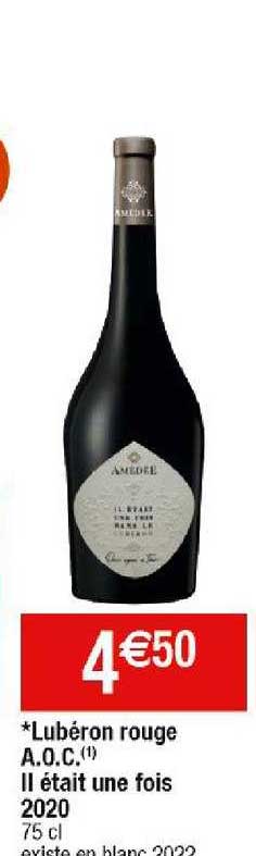 luberon rouge a.o.c. il était une fois 2020