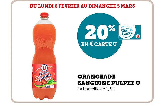 orangeade sanguine pulpée u
