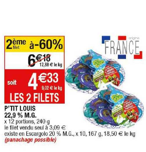 p'tit louis 22,9% m.g.