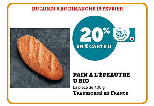 pain à l'épeautre u bio