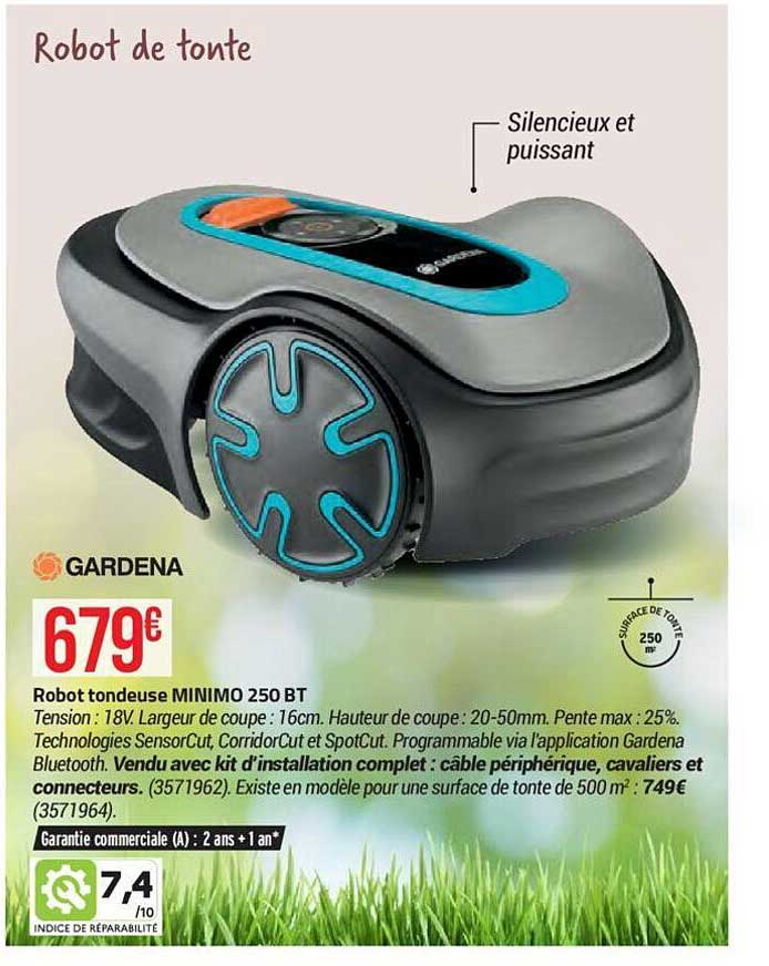 robot tondeuse minimo 250 bt gardena