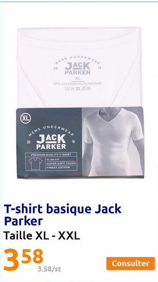 t-shirt basique jack parker