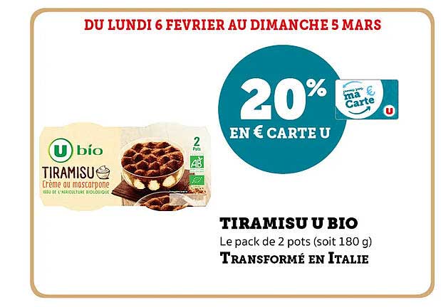 Tiramisu U Bio