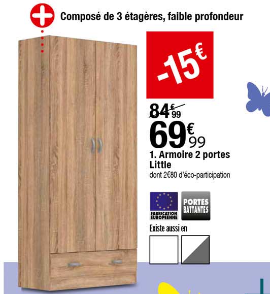 armoire 2 portes little