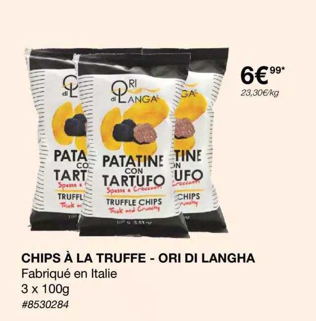 chips à la truffe - ori di langha