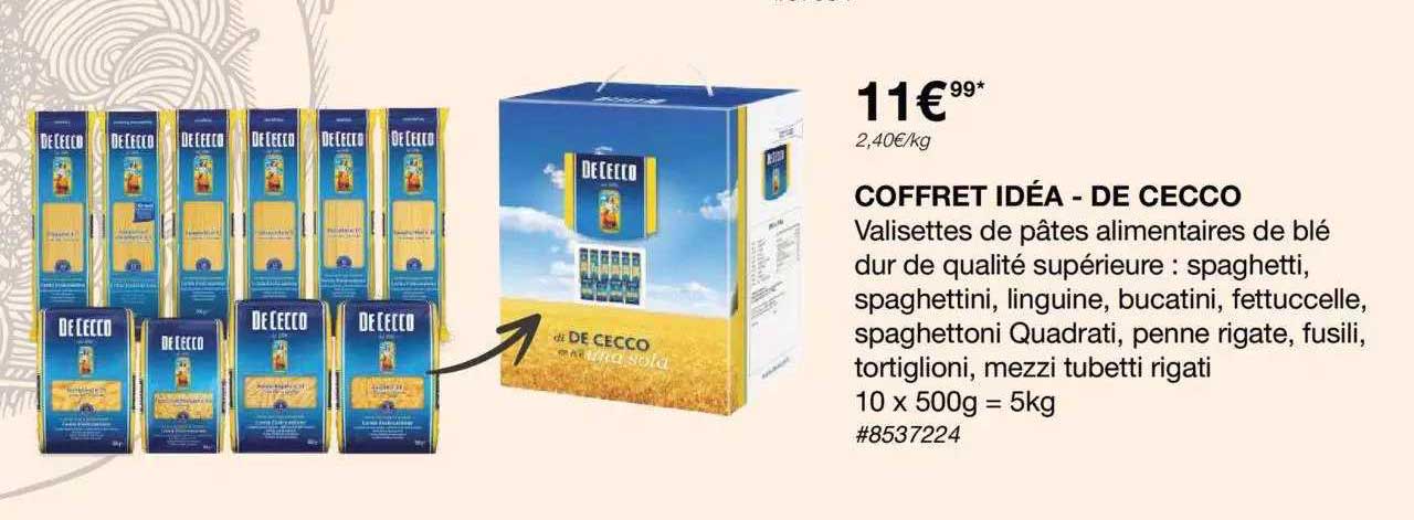 coffret idéa - de cecco