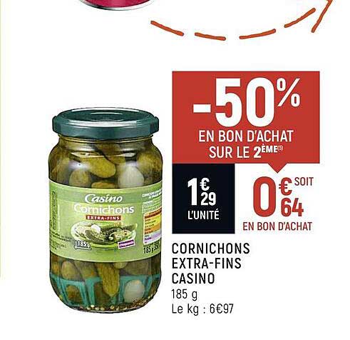 Cornichons Extra-fins Casino