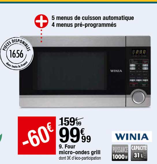 four micro-ondes grill winia