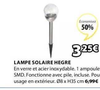 Lampe Solaire Hegre