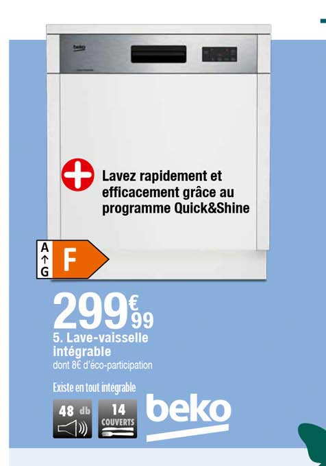 lave-vaisselle intégrable beko