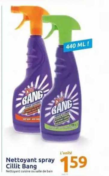 nettoyant spray cillit bang