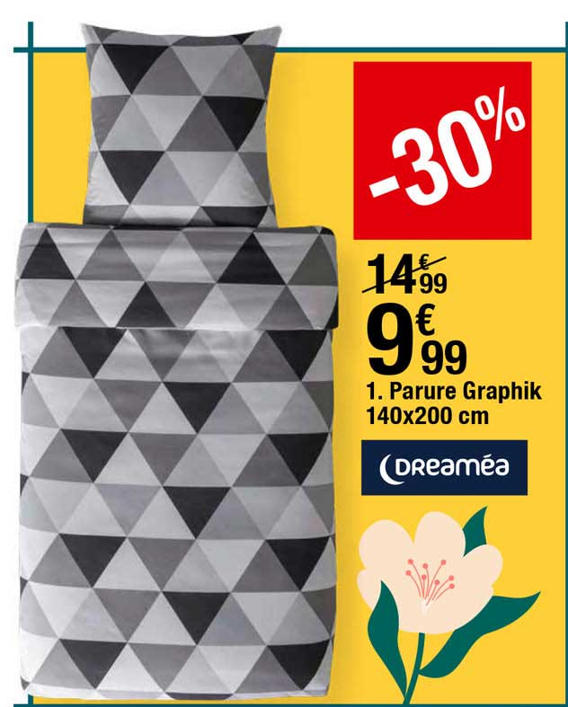 Parure Graphik 140 X 200 Cm Draméa