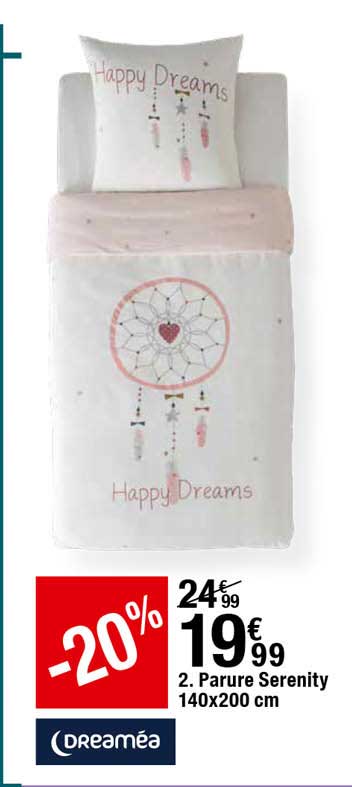 parure serenity 140 x 200 cm dreaméa
