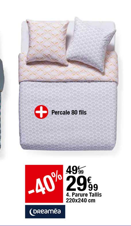Parure Tallis 220 X 240 Cm Dreaméa