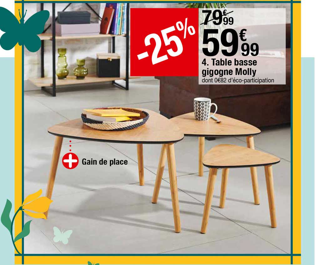 Table Basse Gigogne Molly