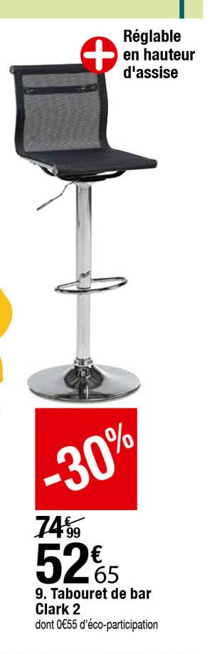 tabouret de bar clark 2
