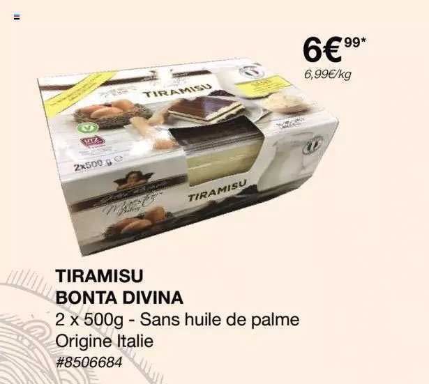tiramisu bonta divina