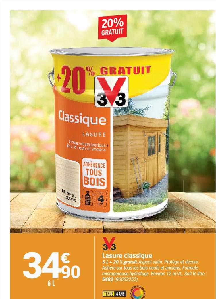 3v3 Lasure Classique