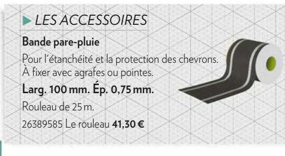 bande pare-pluie