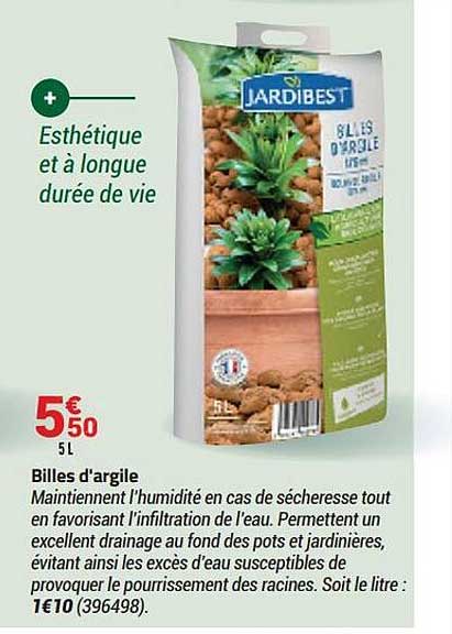 billes d'argile jardibest
