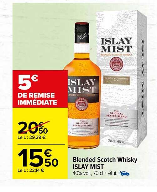 blended scotch whisky islay mist