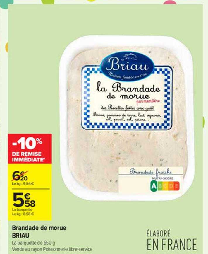 Brandade De Morue Briau